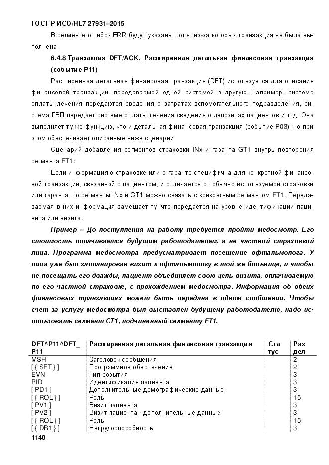 ГОСТ Р ИСО/HL 7 27931-2015, страница 1147
